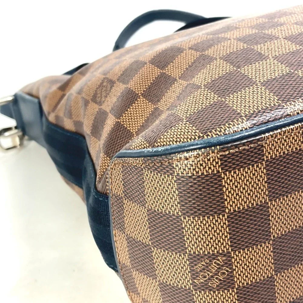 LOUIS VUITTON Authentic Brown Damier Canvas Shoulder Bag